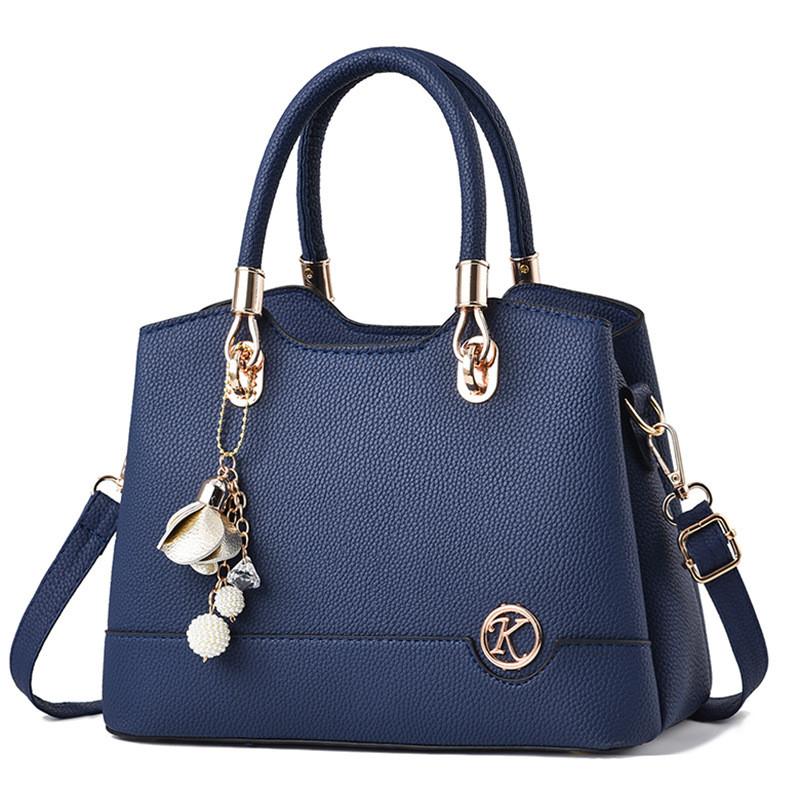 Trendy Color Block Pu Handbag With Spacious Interior For Modern Women In Various Colors