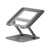 WAYetTO Laptop PC Height and Angle Heat Gray Stand, Slim, Foldable, Aluminum, Tablet, Laptop, Stand, Adjustable, Stable, Dissipation, Cooling,