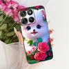 Для Motorola Moto G15 G17 Чехол-аккумулятор Милый Кот Модный Расписной Чехол Мягкий ТПУ Чехол для Телефона Для Moto G17 Power MotoG15 MotoG17 Чехол