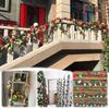 6 Color Artificial Flower Vine 2 3M Length 9 Silk Flowers Wedding Home Decor for Arch Wall Chair Back TV Cabinet Foyer Decor