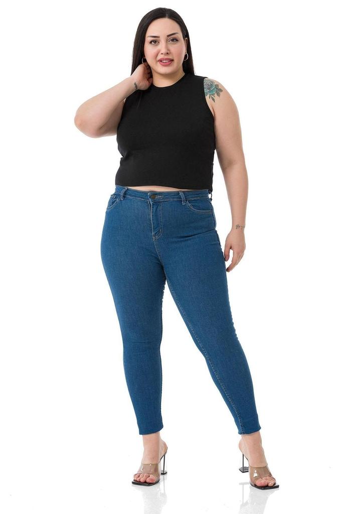 Женский стиль, боди большого размера, большие размеры, с круглым вырезом, без рукавов, укороченное боди из вискозы и норки