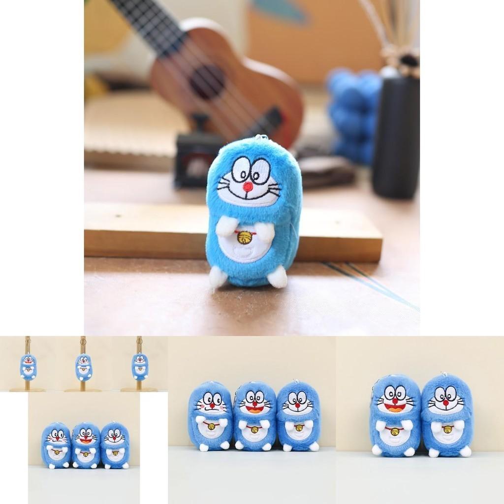 Adorable Cute Plush Doraemon Keychain Soft Toy Bag Charm Stuffed Animal Doll