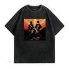 Футболка Kriss Kross винтажная стираная модная мужская стильная удобная с небольшим принтом повседневная дышащая топ для повседневной носки
