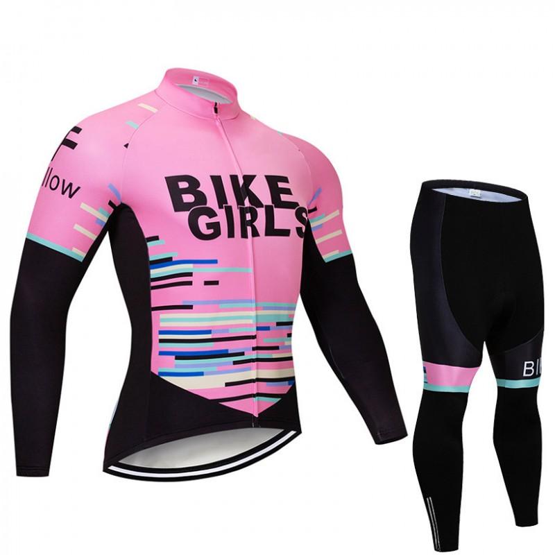 Kids Long Sleeve Cycling Jersey Set Quick Dry Breathable Balance Bike Skating Road