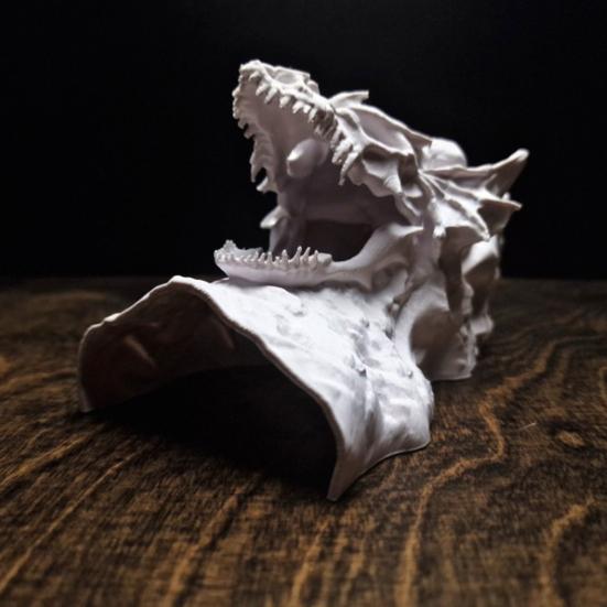 Аквариумная пещера с дизайном дракона, 3D-печатный туннель-укрытие для рыб под гравием, с смотровыми отверстиями для креветок-петушков, плеко, коридорасов