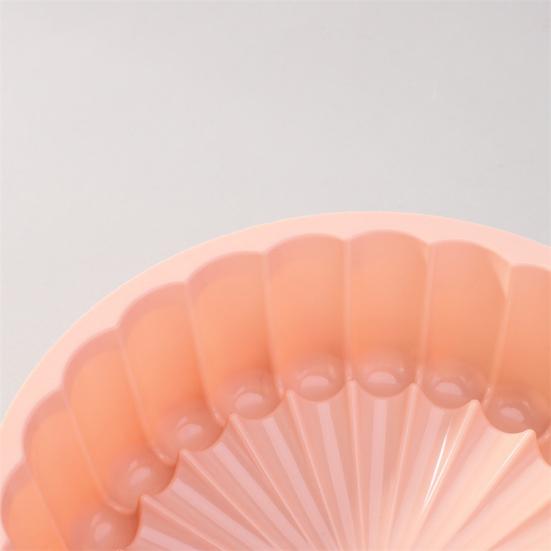 Silicone Baking Mold Sunflower Round Shape Easy Release Clean Baking Mold Heat-Resistant Cake Dessert Tool