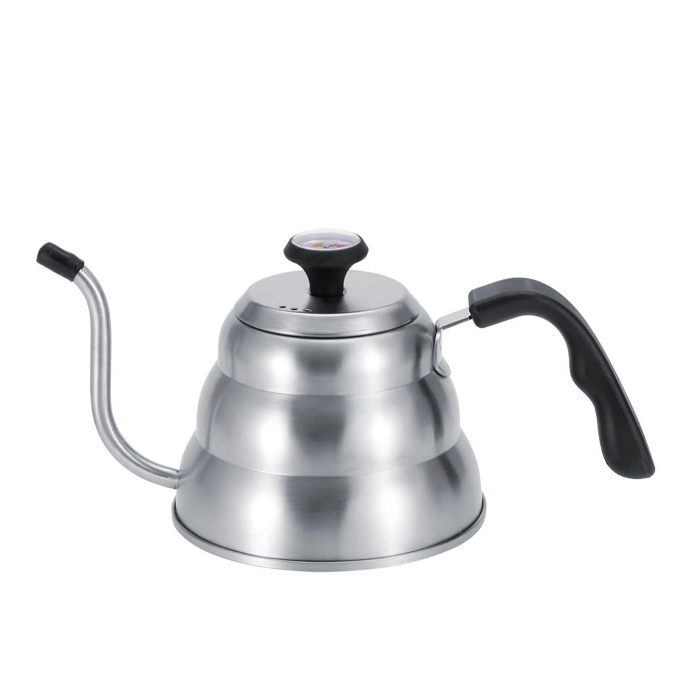 Gooseneck Spout Tea Pot Stainless Steel Coffee Kettle Gooseneck Coffee Kettle Coffee Brewing