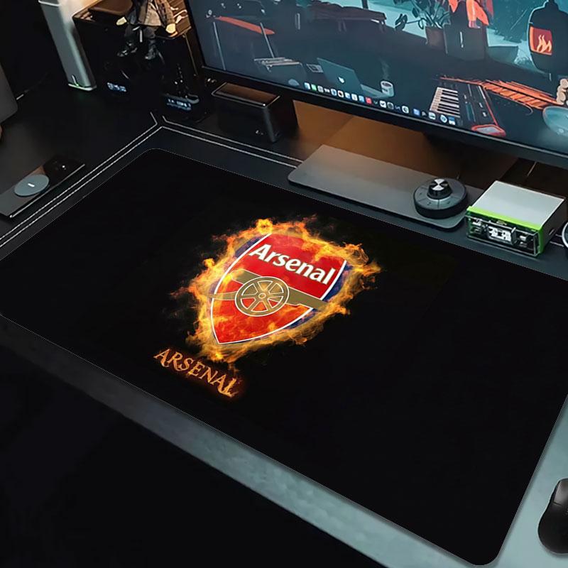 Arsenal F Large Size Mouse Pad Large Gaming Table Cushion Non-slip Laptop Tablet Big Mousepad XXL Mat Mini PC Playmat With Lock edge