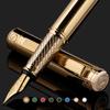 Scriveiner Превосходная перьевая ручка премиум-класса Glamorous Beauty с отделкой из 24-каратного золота и пером Schmidt с покрытием из 18-каратного золота. Идеально подходит для мужчин и женщин, профессиональных руководителей.