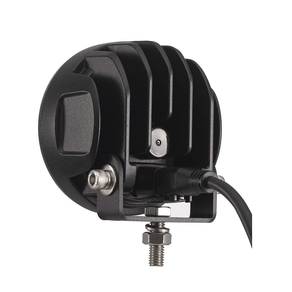 Светодиодные вспомогательные рабочие широкие фары высокой/низкой мощности для внедорожника OEM противотуманная фара, совместимые с 12 В и комплект из 2 фар, круглые, угол 30°, 30 Вт,