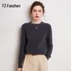 Fanzhen Women's 100% Cashmere Thick Knit Sweater