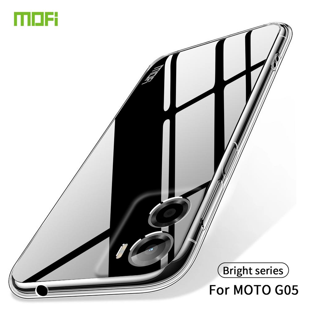 For Motorola Moto E15 4G/Motorola Moto G05 4G Clear Phone Case MOFI Ultra-Thin TPU Phone Back Cover