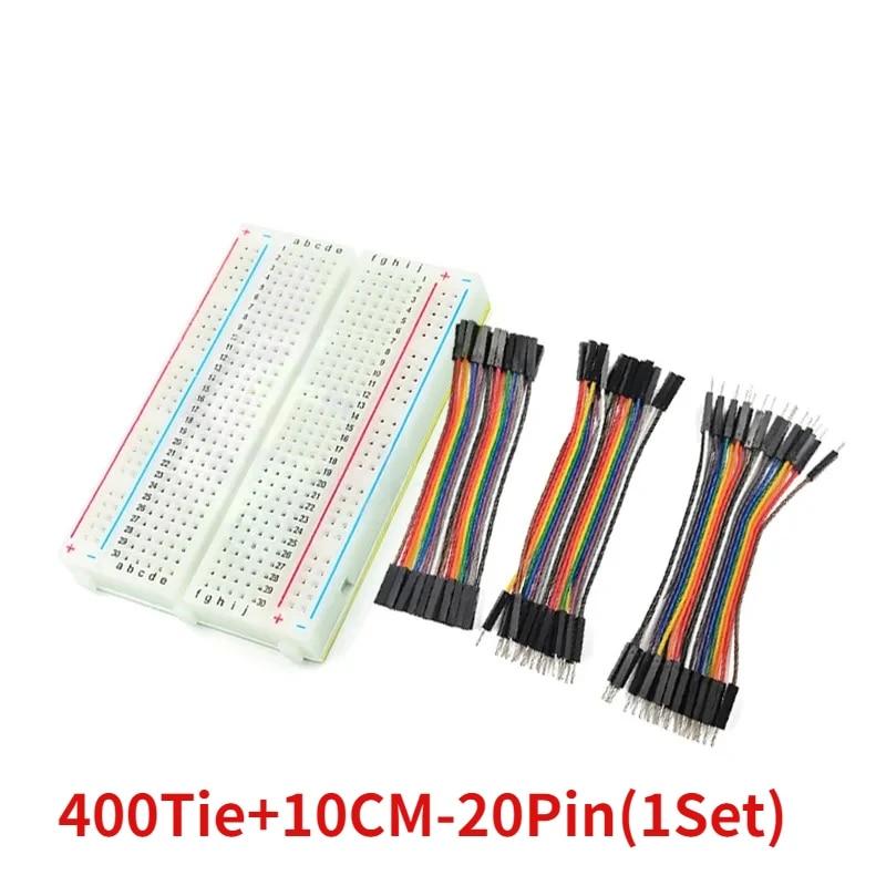 Набор перемычек для макетной платы Dupont Line Kit MB102 ZY-204, 400 соединительных точек, макетная плата для печатной платы без пайки, DIY мини-тестовые наборы для прототипов