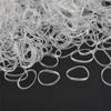 Clear Hair Styling Tool Elastic Ropes Ponytail Holder 500 Pcs Hair Ties Rubber Hair Band