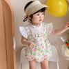 Summer Baby Straw Caps Empty Top Children Sun Hat Fashion Bow Lace Straw Hat  1-5 years