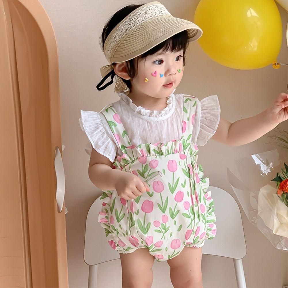 Summer Baby Straw Caps Empty Top Children Sun Hat Fashion Bow Lace Straw Hat  1-5 years