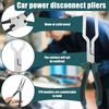 2 Pcs Electrical Disconnect Pliers 9 Inches Fuel Line Pliers Universal Automotive Electrical Connector Disconnect Pliers