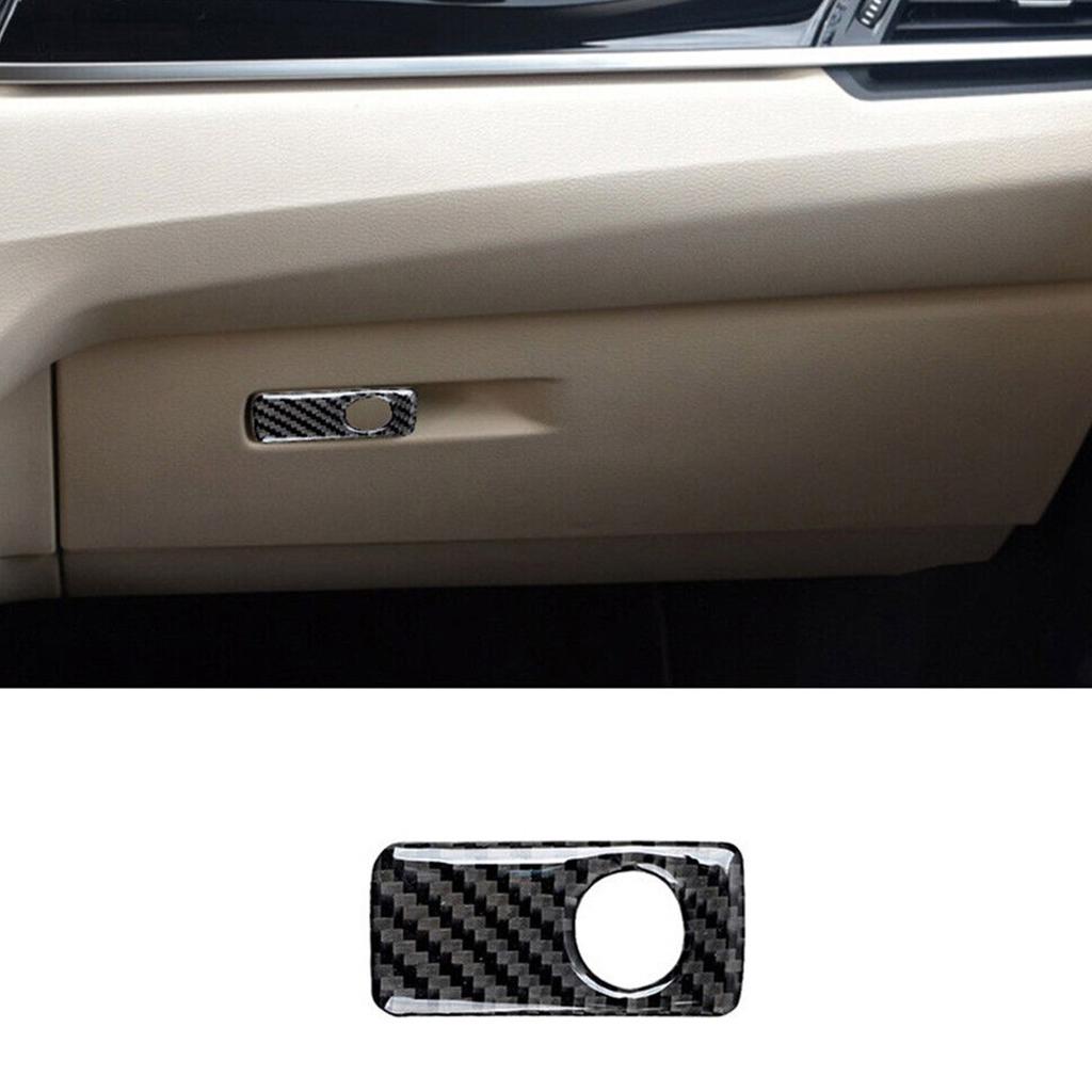Наклейка на ручку перчаточного ящика из углеволокна с высоким глянцем, отделка интерьера для F48 2016-2021, F39 2018-2021, простая установка