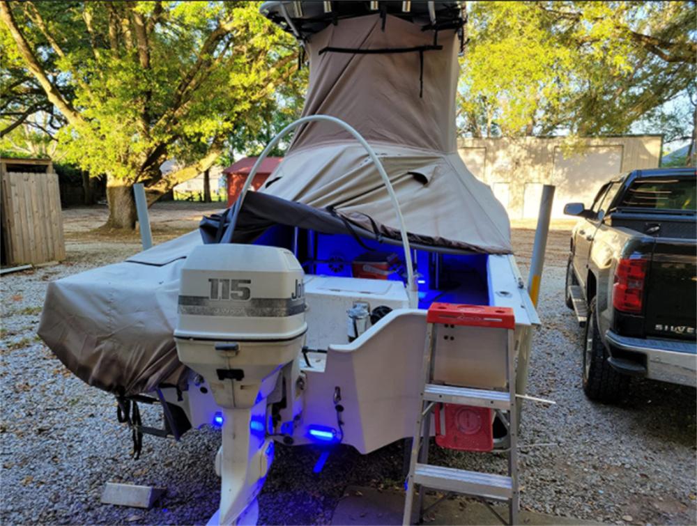 2Pc 42Led Marine Underwater Lights Stainless