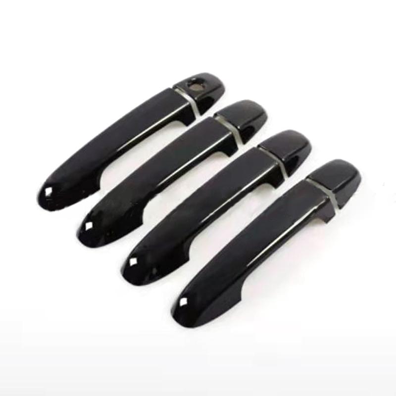 Глянцевый черный автомобильный передний, задний левый и правый комплект накладок на ручку двери, подходит для Lexus GX470 SUV 2003 2004 2005 2006 2007 2008