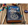 Leather Journal Spell Wizard Cat Book Blank Magic Notebook Book Of Shadows Wicca
