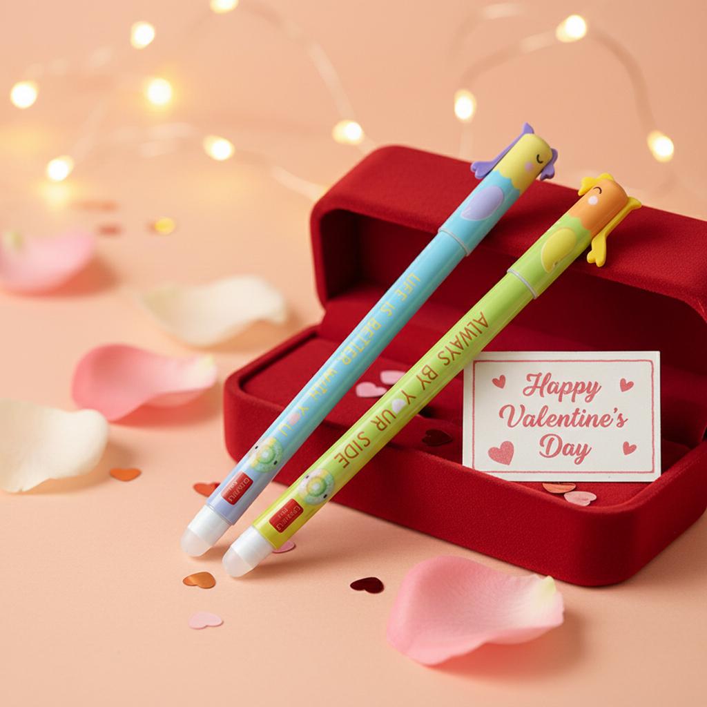 Erasable Gel Pens Animal Pattern Erasable Pens For Kids Learning And Writing 2ml