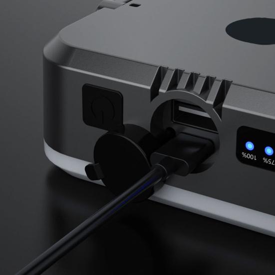 Солнечный светильник для кемпинга, 1000 люмен, 4 режима освещения, компактный размер, перезаряжаемый водонепроницаемый светодиодный рабочий фонарь, портативный аварийный светильник