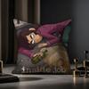 Inside Job Cushion Cover Anti-dustmite Pillowcase Invisible Zipper Silky Short Plush Sofa Cushion Cover