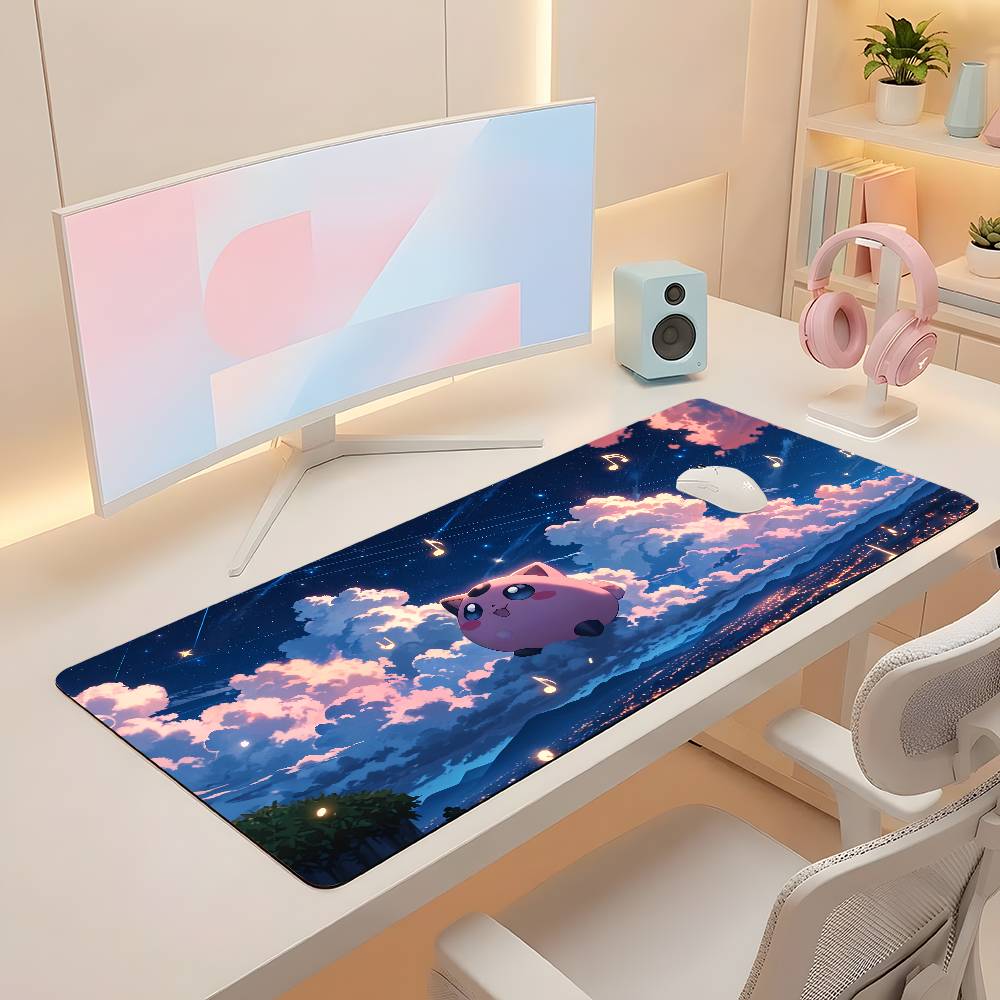 Pokemon Anime Gamer Mouse Pad Large Rubber Anti Slip Keyboard Mousepad HD PC Desk Mat Kawaii Style