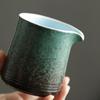 300 мл Керамическая чаша справедливости Грубая керамика Чайный разделитель Винтажное чайное море