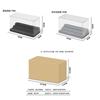 Transparent Acrylic Display Box for Building Block Minifigures - Dust Cover & Storage for Small Particles, Assembled Toy.