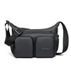 Men's Crossbody Bag Multifunctional Shoulder Bag Sports Chest Bag Waterproof Small Hobo Bag