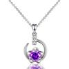 Серебряное ожерелье S925 Plum Nail, женская новая простая цепочка с цветком на ключицу