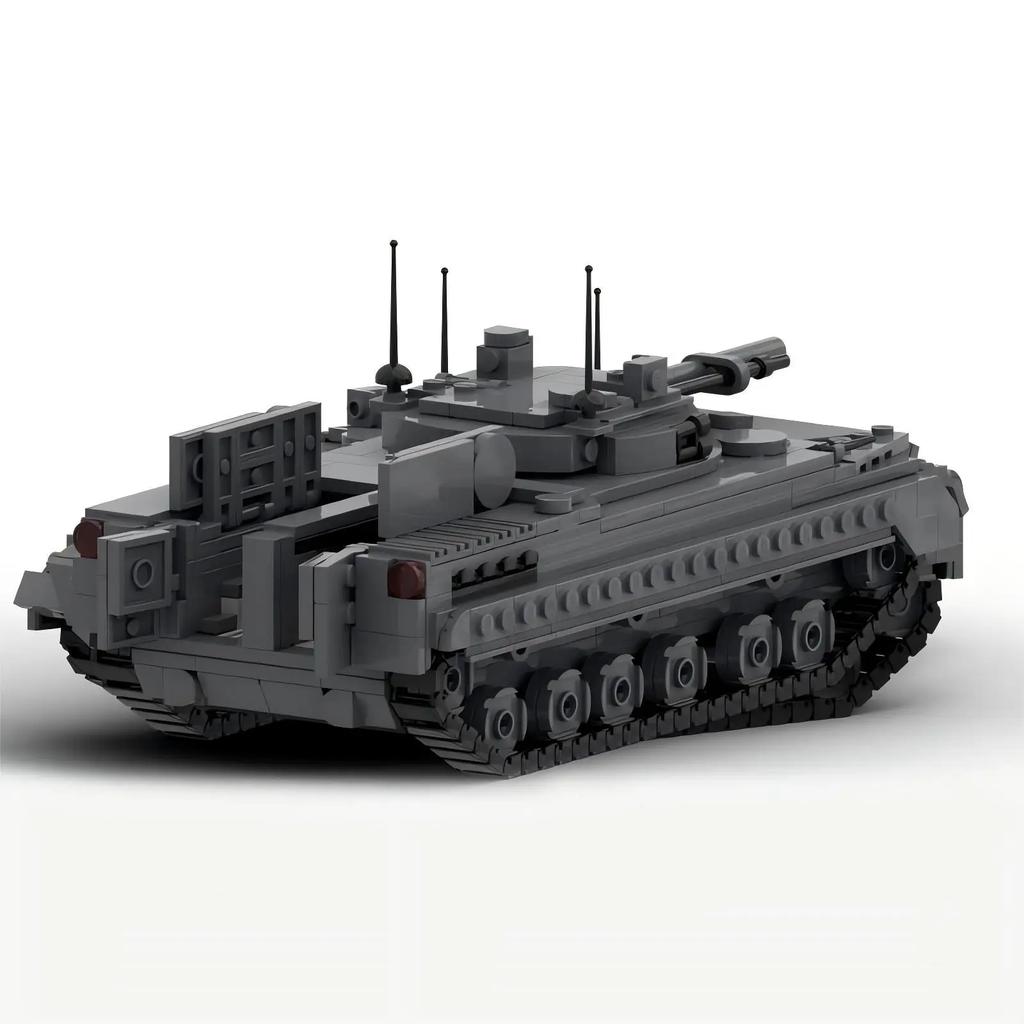 MOC Creative Military War Series BMP-3 Infantry Fighting Vehicle Tank Building Blocks Model DIY Kids Puzzle Toys Birthday Gift