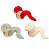 PP Cotton Snake Year Plush Toy Simulation Snake Doll Plushies Snake Year Mascot Toy  Home Decor