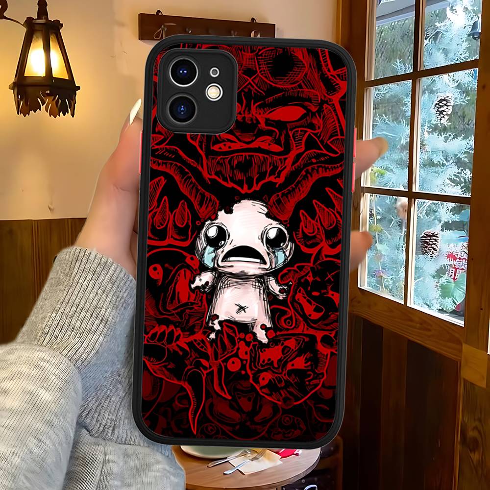 Чехол Защитный Матовый Для IPhone 16 15 14 13 12 11 Pro Max X XS MAX Игра The Binding Of I-Isaac