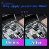 For Toyota BZ4X - Car Door Center Console Media Dashboard Navigation TPU Anti-scratch Protector Film Car Accessories