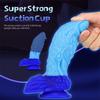 Blue Tyrant Mixed Color Liquid Silicone Big Penis Simulation Fake Penis Female Masturbation Device Anal Plug Adult Products