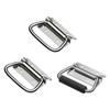 Spring Loaded Handle Silver 304 Stainless Steel Folding Handles with Rubber Grip for Home Cases Door Chest Toolboxes