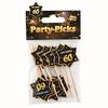 Bristol Novelty 60th Birthday Party Picks (Pack Of 12)