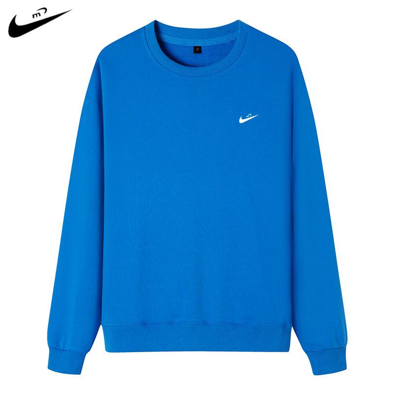 Мужская толстовка-пуловер с длинным рукавом, круглым вырезом, из махровой ткани, весна-осень 2024