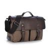 Мужская сумка-мессенджер холщовая кожаная повседневная сумка-портфель спортивная дорожная