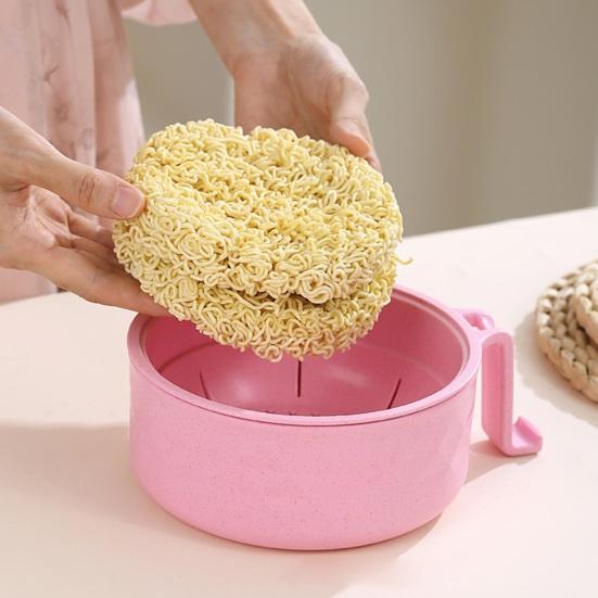 Набор мисок для приготовления лапши рамэн с ручками, ложка, быстрая варка рамэн для студенческого общежития