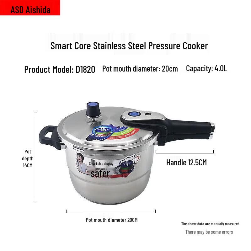 ASD 304 Stainless Steel Pressure Cooker