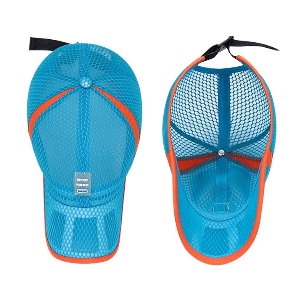 Adjustable Fashion Boys Girls Baseball Cap Sun Protection Caps Full Mesh Hats Summer Sunscreen Hats