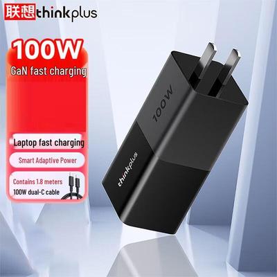 Lenovo Зарядное устройство для ноутбука Thinkplus 100 Вт GaN USB-C