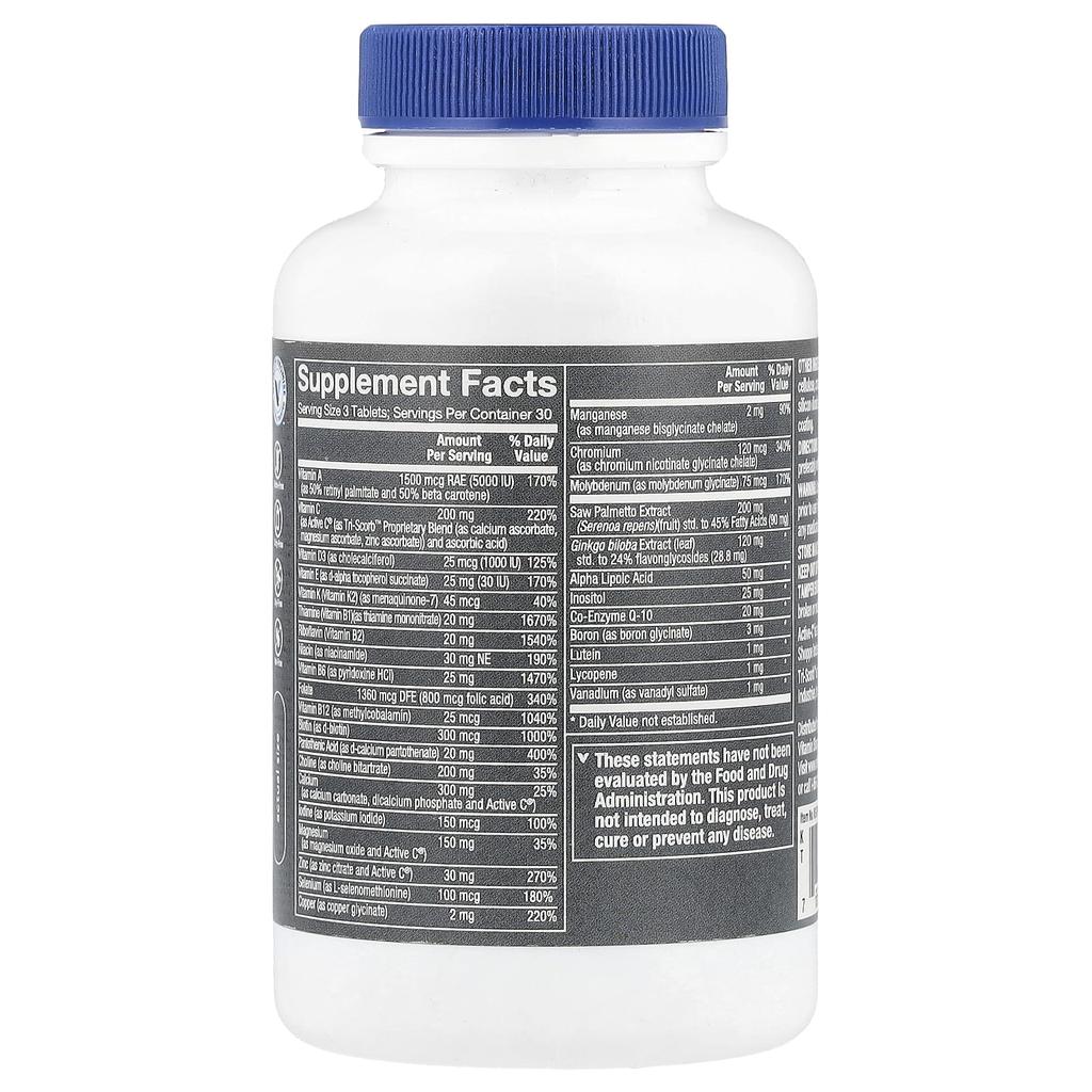 Ultimate Man® 50+ Multivitamin & Multimineral, 90 Tablets