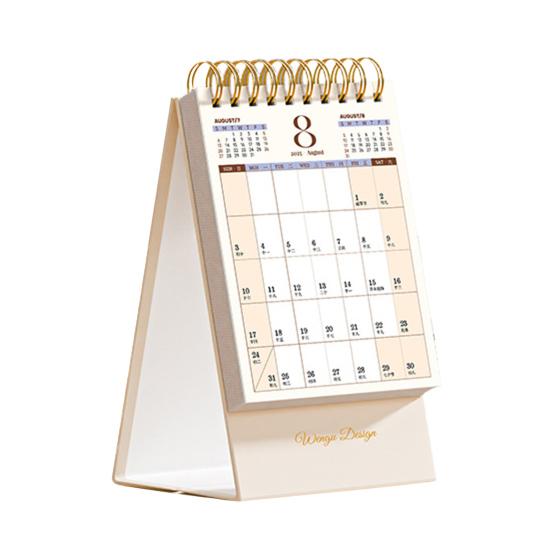 Мини настольный календарь 2026 Янв.2026 - Дек.2026 12-месячный планировщик Двойной проволочный переплет Стоячий перекидной Маленький настольный календарь для дома и офиса