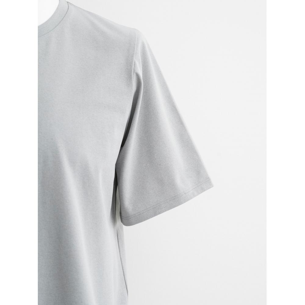 DaiSo Sorona Женская футболка S с коротким рукавом и длинной юбкой L Серая