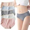 Reyika Cotton Panties Seamless Cotton Underwear Type Women's 100% (5-Pack) Panties, Breathable, Deodorizing, Antibacterial, (XL, A)
